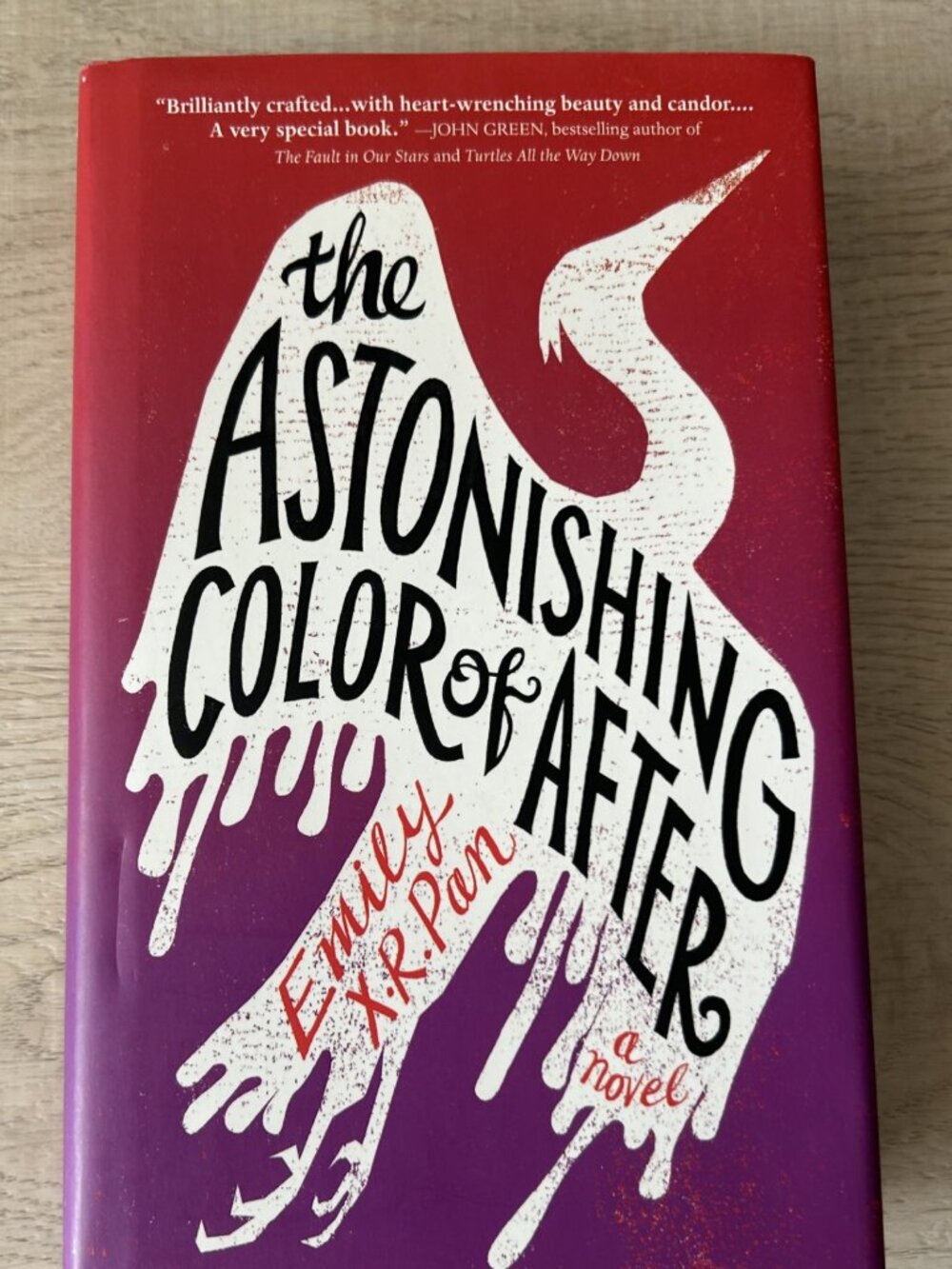 The Astonishing Color of After- Emily X.R. Pan; hardcover